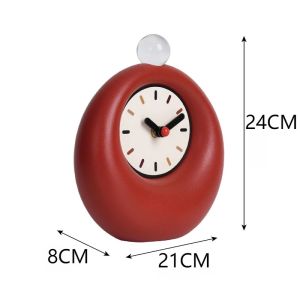 Sacesr Silent Table Clock Creative Modern Minimalist Small Clock Aesthetic Elegant Watch Home Tabletop Ornaments Decorative Clocks Y5R7K