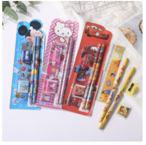 5 in 1 Cartoon Stationery Gift Set