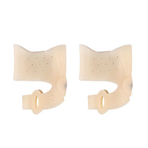 2PCS Pemisah Jempol Kaki Bengkok Hallux Valgus Orthotics Adjustable