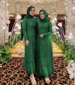 BISA COD / MAXI GERALDIN / fFULL BRUKAT TILE MUTIARA / L / XL JUMBO / GAMIS ALDINE  / BAHAN TILE / RUBY MUTIARA / DRESS MUTIARA / DRESS MUSLIM / PAKAIAN WANITA