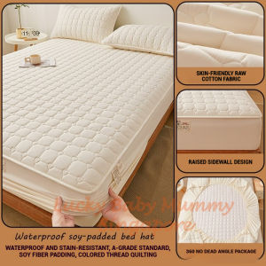Waterproof Fitted Bedsheet / 360° Full-Wrap Fitted Sheet / Soft Washable Soy Fiber Quilted Sheet Fireheart Warrior