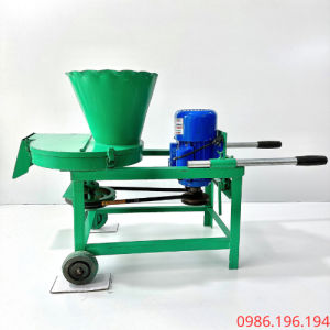 Máy Thái Chuối Trục Đứng Đa Năng 2 Trong 1 Chạy Dây Cu Loa - Có Bánh Xe . Thái Cỏ Voi  Rau  Bèo ..