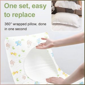 ปลอกหมอนแบบใช้แล้วทิ้งเหมาะสำหรับการเดินทาง รถไฟ โรงแรม ผู้ที่นอน การเดินทาง เป็นมิตรต่อผิวหนัง ระบายอากาศได้ ทนความร้อน ป้องกันเชื้อรา และทนต่อการฉีกขาด