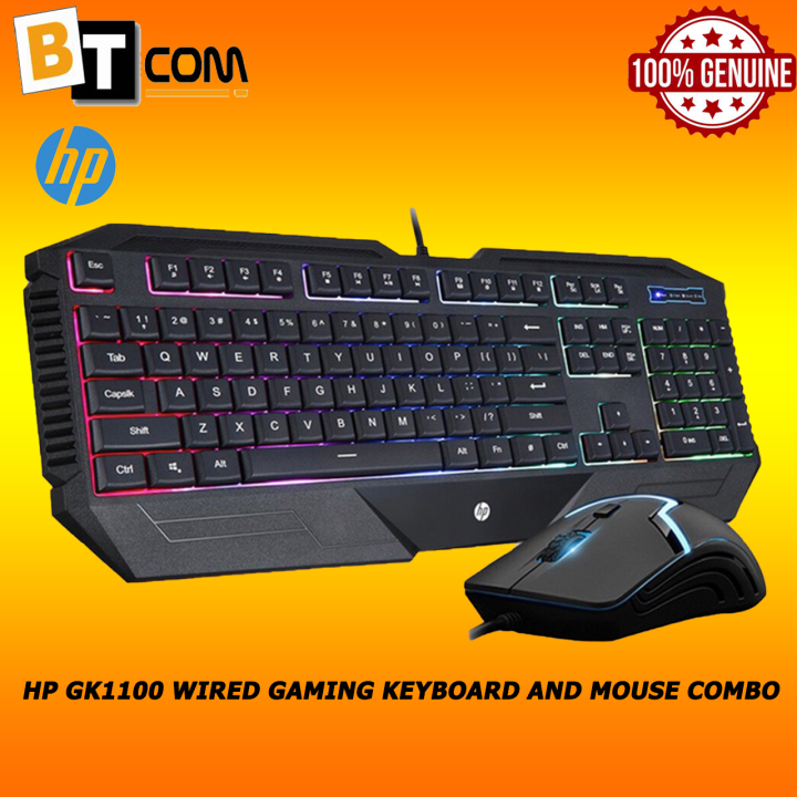 HP GK1100 Wired Gaming Keyboard and Mouse Combo Lazada Lazada