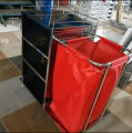 Troli Linen - Laundry Trolley Full Stainless. 