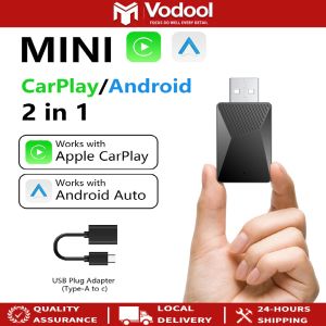 【Fast delivery】 Wireless Carplay Android Auto AI Box for Cars with Universal Compatibility and Easy Installation