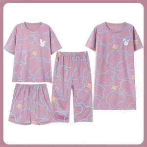 guibai Pajamas for women cute and sweet nightgown pajamas home clothes set
