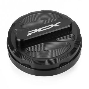 Motorcycle Fuel Tank Cap Cover Gas Cap For Honda PCX125 PCX150 PCX160 2018-2024 – CNC Aluminum Alloy Replacement Dustproof Anti-Corrosion Universal Fit