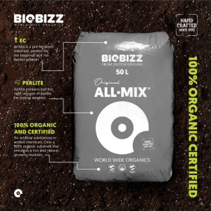 Biobizz All Mix 50 Litre ( A perfectly balanced and easy to use substrate Growing Medium Peat Base Mycorrhizae inside Soil for plant)