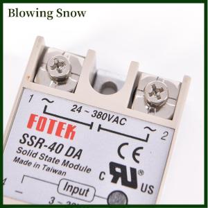 Blowing Industrial Solid State Relay SSR 40A with Protective Flag SSR-40DA 40A DC Control AC