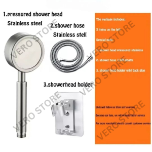 Best Seller Shower Set 304 Stainless Steel With Two Way Faucet Faucet 4 Items Stainless Steel Shower Head Hose Bracket Shower Set For Bathroom Shower. 304stainless steel Head With Hose Set High Pressure Bathroom Shower Handheld Shower Set Complete Faucet.