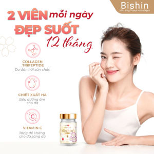 Viên uống Bishin Tripeptide Collagen Nhật Bản