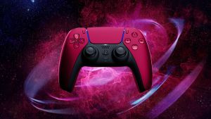 Tay Cầm PS5 DualSense - PlayStation 5 - Màu Midnight Black Cosmic Red