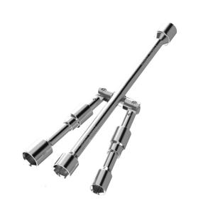 Car Fast Release Foldable Tire Iron Socket Design Multiple Size Lug Nut Remover Durability Tool For Roadside Assistance