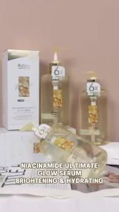 Ashley Shine NIACINAMIDE & Hyaluronic ACID Pure Serum Moisturizing and Whitening Skin Care Get Gift