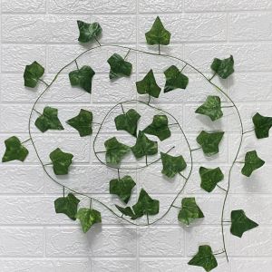 Dekorasi Daun Rambat Palsu Lotus Anggur Imitasi Artificial Plastik Sulur Juntai Rumput Tanaman Hias Gantung Hijang Sintesis Ruangan Hiasan