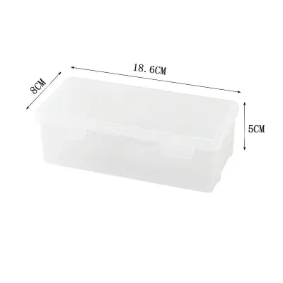 SEA TTJ【จัดส่งในท้องถิ่นในประเทศไทย】 กล่องกระเป๋าผ้าโปร่งใสทันสมัยกล่องพลาสติกใส่ดินสอสำหรับนักเรียน