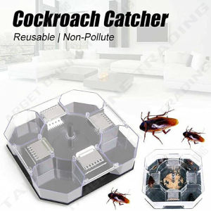 Cockroach Trap Box Roach Reusable Catcher Killer Trap Pest Control Bait / Perangkap Lipas