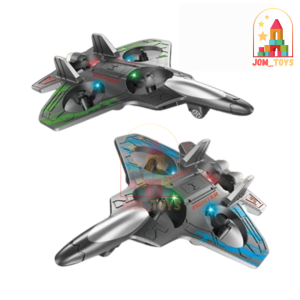 Remote Control Plane Children Toy Boy Gift Foam Glider Remote Control Fighter Model with LED Light 2.4GHz Helicopter Toy