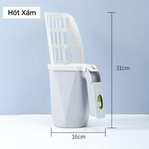 Xẻng xúc cát thông minh hót phân tiện lợi cho thú cưng có thể tháo rời nhựa cao cấp N088