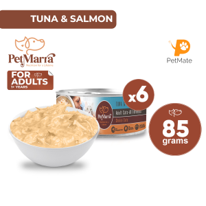 PetMarra Choice Cuts Adult Cat Wet Food Can Tuna and Salmon 85g BUNDLE OF 6 - PetMate