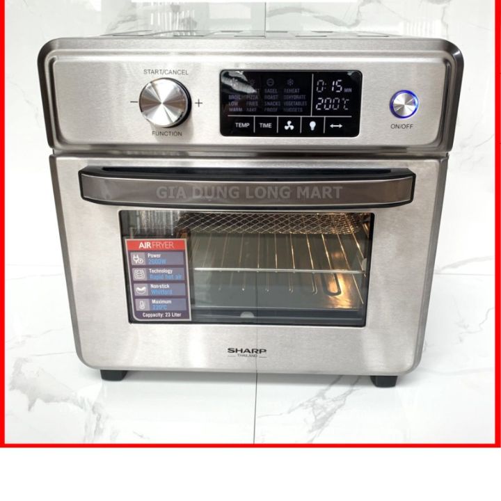 Lò Nướng Đa Năng SHARP 23L Nồi Chiên Không Dầu Cơ Điện Tử SHARP 16 Chức ...