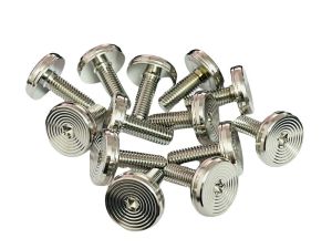 Ốc Salaya THÁI TH Inox 304 phi 24 8li25 Đầu Dù Lớn gắn dàn áo xe máygác chân rất đẹp hàng mới 2022 CNC Nguyên Khối