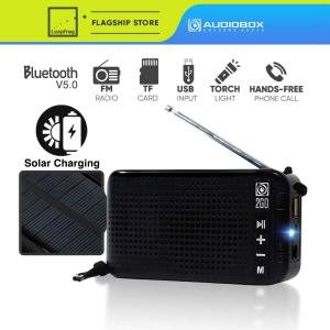 Audiobox 2GO RDO 20 Bluetooth Portable Speaker with Mic | Solar Charging