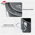 Naturehike Portable Outdoor Tableware Set 4 in 1 Aluminum Alloy Pot Storage Ultralight Glamping Tableware Cookware Set Travel Camping Hiking Picnic Cooking Pot Kettle Sets Heavy Duty Original Nature Hike. 