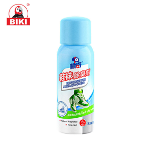 BIKI Defresh – Shoe Deodorizer Spray | Odor Remover for Helmet | Antibacterial Silver Ion Freshener