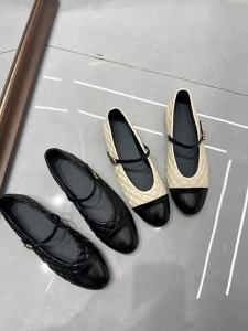 Single shoe series ~ Diamond-patterned flat ballet shoes 2026 New Round-Toe Shallow-Strap Mary Jane Shoes