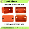DIRECT SUPPLIER PVC/POLY UTILITY/JUNCTION BOX & PVC SQUARE BOX W/COVER. 