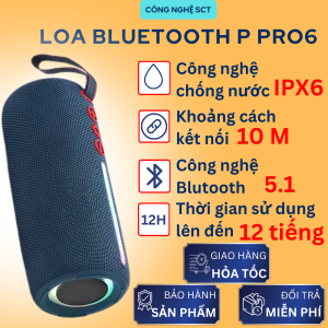 Loa Bluetooth Khoong Daay Mini P PRO 6  Thiết kế Cầm Tay Nhỏ Gọi  Âm Thanh Sống Động  Pin Khỏe  Phù Hợp Mang Theo Du Lịch  Nghe Nhạc Mọi Lúc Mọi Nơi - BẢO HÀNH 1 ĐỔI 1 từ Mường Thanh Royal