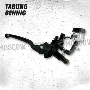 MASTER REM KANAN + TABUNG KECIL SMOKE BENING BRB UNIVERSAL SEMUA MOTOR BEBEK MATIC MOGE BEAT VARIO SCOOPY MIO AEROX KLX VIXION SATRIA FU NMAX PCX ADV RIGHT BRAKE MASTER SET BRAKE FLUIT TUBE OIL CUP PNP HANDLE KANAN HANDEL KANAN VARIASI MOTOR