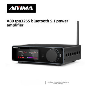 AIYIMA A80 Stereo Power Amplifier HiRes TPA3255 DAC Bluetooth PFFB 300Wx2 Class D 2.0 Digital Amp