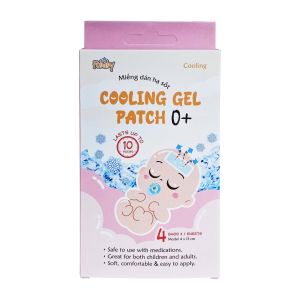 Miếng Dán Hạ Sốt Fobaby Cooling Gel Patch 0+ 2+ Cho Bé Trẻ Sơ Sinh Trẻ Em Người Lớn Gel Lạnh Làm Mát 10 Giờ