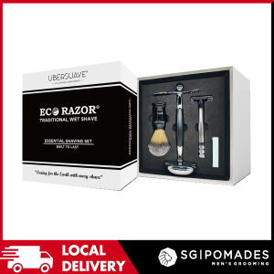 Ubersuave Eco-Razor Essential Shaving Set-SGPOMADES