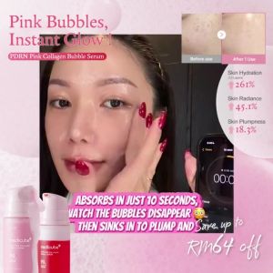 promo Medicube PDRN Pink Collagen Bubble Serum  99% Purity PDRN Bubble-to-Glow Firming Hydrating Radiant & Plump Skin Fast-Absorbing