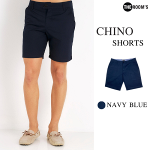 THE ROOMS - เดอะรูม กางเกงขาสั้น ชีโน่สีกรมท่า