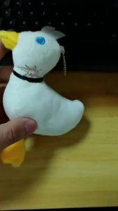 NeiKos496 Khaslana Phainon Cute White Goose Plush Pendant Cosplay Props Anime Game Soft Stuffed Toy Key Chain Phone Strap Decor Birthday Present For Kids