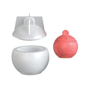 Festive Embossed Silicone Craft Mold Storage Container Molds For Making Decorative Resin Storage Jars And Gifts