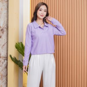 AQILA - Ayumi Blouse Knit Hornet - Atasan Wanita Lengan Panjang