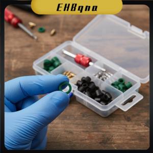 EHBqna[COD] Universal AC Valve Core Repair Kit 71pcs with 10 Valve Cores for Car and Household Air Conditioner Leak Fixing