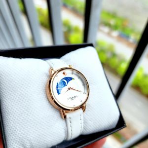 Đồng Hồ Nữ Chống Nước Thiết Kế Thời Trang Nữ Tính Dây Da Mềm DouKou 3383