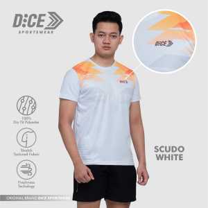 DiCE BASIC SERIES Size L Jersey Kaos Baju Olahraga Dryfit Polyester Futsal Running Lari Gym Voli