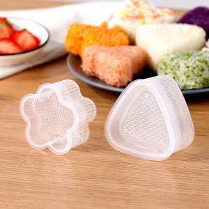 4PCS/Set DIY Sushi Mold Onigiri Rice Ball Food Press Form Sushi Mold Onigiri Rice Ball Bento Press Maker Mold DIY Cooking Tool