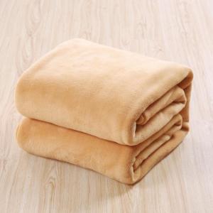 Selimut Bulu Halus Ukuran 150x200 Motif Polos Cream Dewasa Terlaris Murah Berkualitas