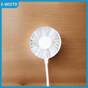 【E-WOITD】 1 Piece Silent Cooling Power Bank Wireless Mini Play Plug Fans Summer Long USB Rechargeable Handheld Fan