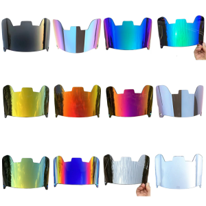 Rõ ràng bóng đá visors cho mũ bảo hiểm mắt bảo vệ cho hầu hết thời tiết Dễ dàng lắp đặt rõ ràng chống xước cho cầu thủ trẻ