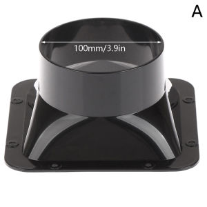 [Habilulu] 100-150mm Long Flange Duct Fan Hose Connector Air Ventilation Adapter for Kitchen Hood Ventilator Pipe Connecting Exhaust Outlet